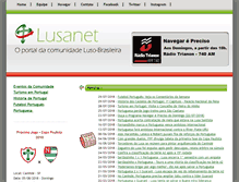 Tablet Screenshot of lusanet.com.br